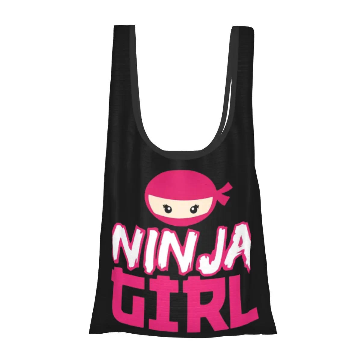 

Портативная сумка-тоут Spy Ninja Girl, складная сумка-шоппер, продуктовая сумка, сумка на плечо