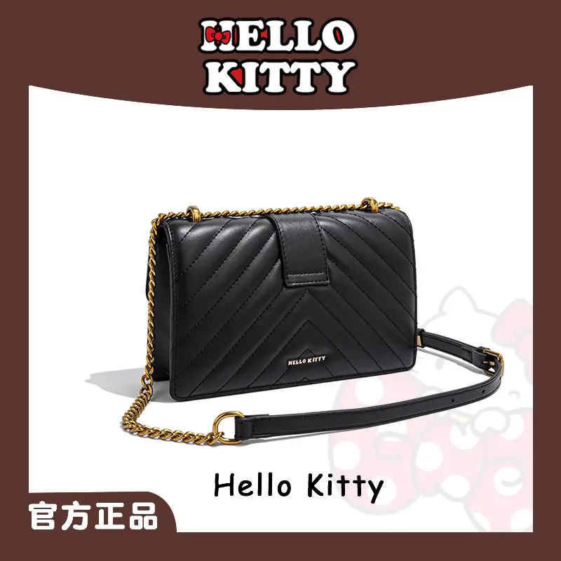 New HelloKitty Crossbody Bags Sanrio Anime Women\'s Bag High-end Shoulder Bags Women\'s Crossbody Small Square Bag Birthday Gifts