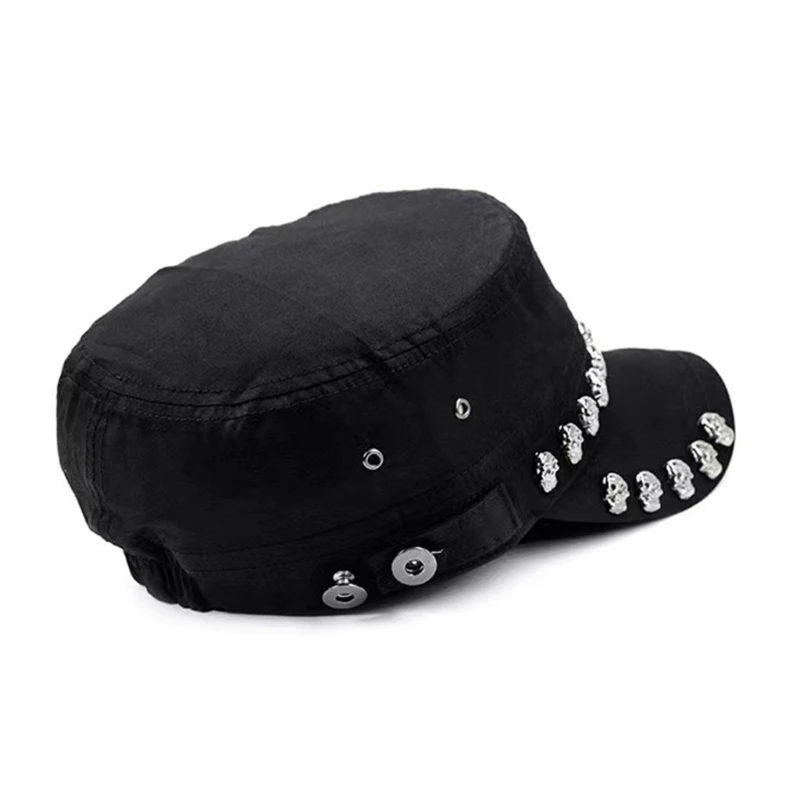 Adult Skull Rivet Berets Outdoor Shopping Military Hat Fashion Berets Hat