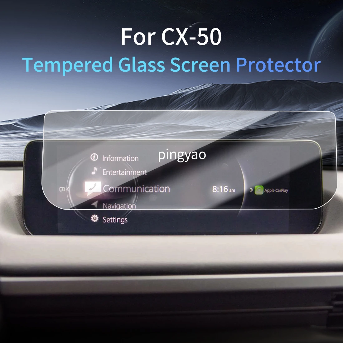 

Car Sticker Screen Protector Navigation Display Tempered Glass Protective Film Car Accessories Vehicle For25 MAZDA CX-50