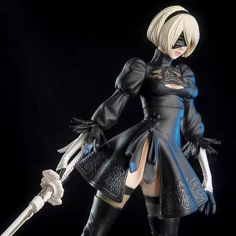 Anime Figure Collectible M Gift Desktop Cuter Case Decoration Little Sister 2B Neil PVC Statue Static Japanese Animation