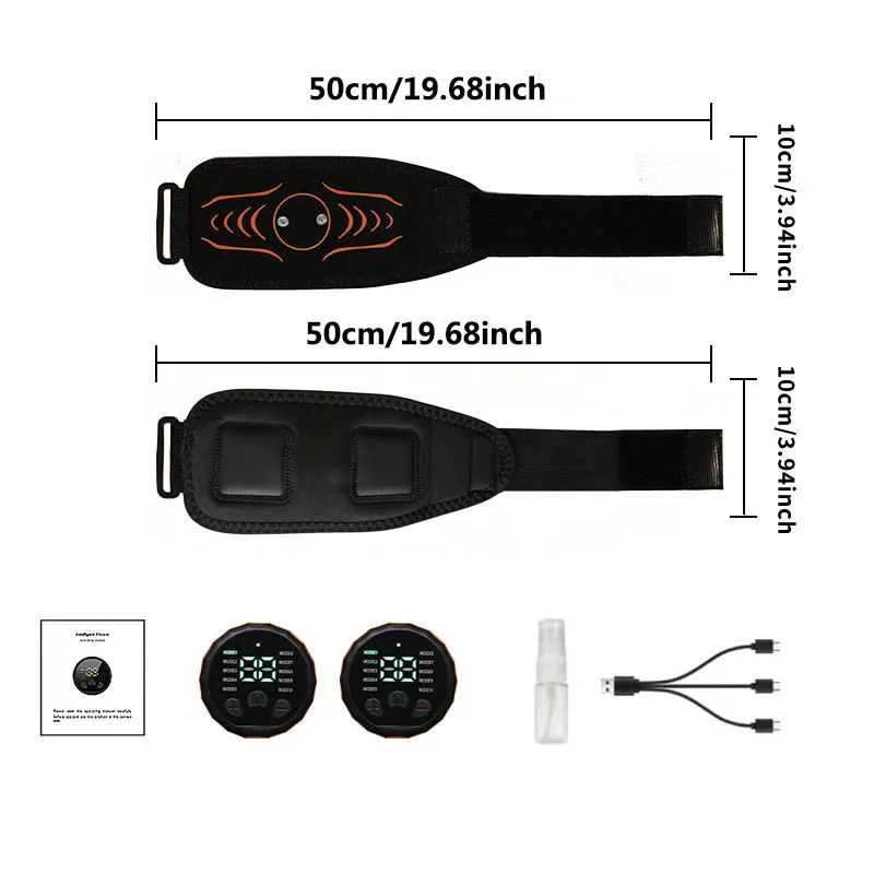 Smart Muscle Stimulator Arm Trainer Muscle Toner Arm Shaping Slimming Massager Home Gym Fitness Equiment  USB Recharge
