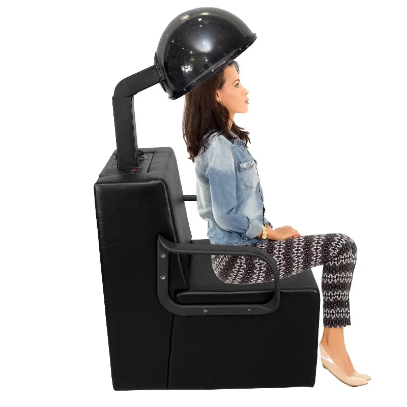 

Factory Price Professional black salon equipment salon hair dryer chair timed hair stylish