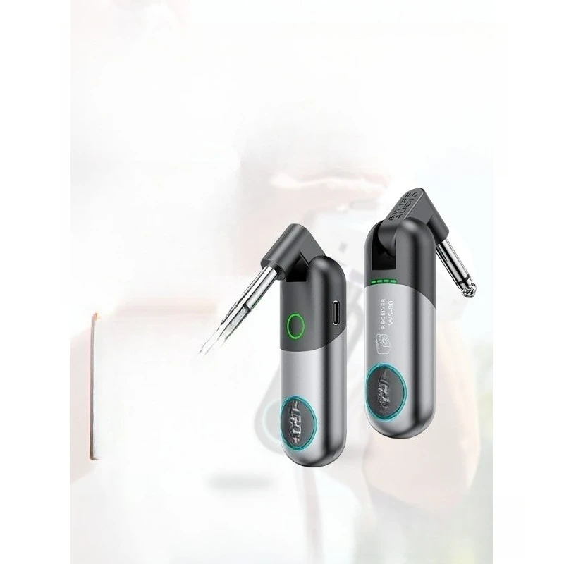 WS80/70 Electric Guitar Wireless Transmitter Receiver, Electric Blowpipe Wireless Transceiver Universal for Musical Instruments