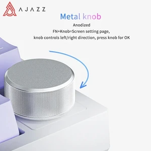 AZAZZ-được đánh giá bằng dây cơ học, USB 75%, khớp ánh sáng trắng, khóa hoàn chỉnh, hoán đổi nóng, thể thao game, tùy chỉnh cho PC, máy tính xách tay, AK820 8 Bàn phím cơ khí bán hàng chính có đèn LED - №4