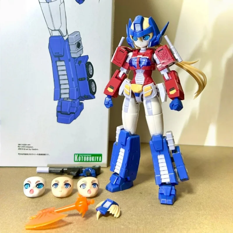 

In Stock KOTOBUKIYA Transforming Toys Convoy Crossframe Girl Humikane Shimada Ver Assemble Model Kit Action Figure Gifts Toys