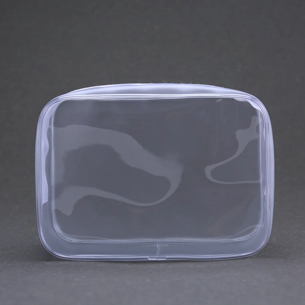 

6PCS Bag Transparent Travel Pouch Organizer Storage Wash Zipper Closure Makeup Tote Beauty Case Accessories Holder
