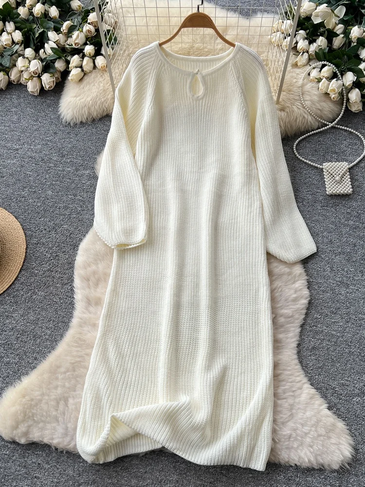 Długa, luźna spódnica damska z poliestru, z wysokim stanem, w kształcie litery A, wygodna i modna.