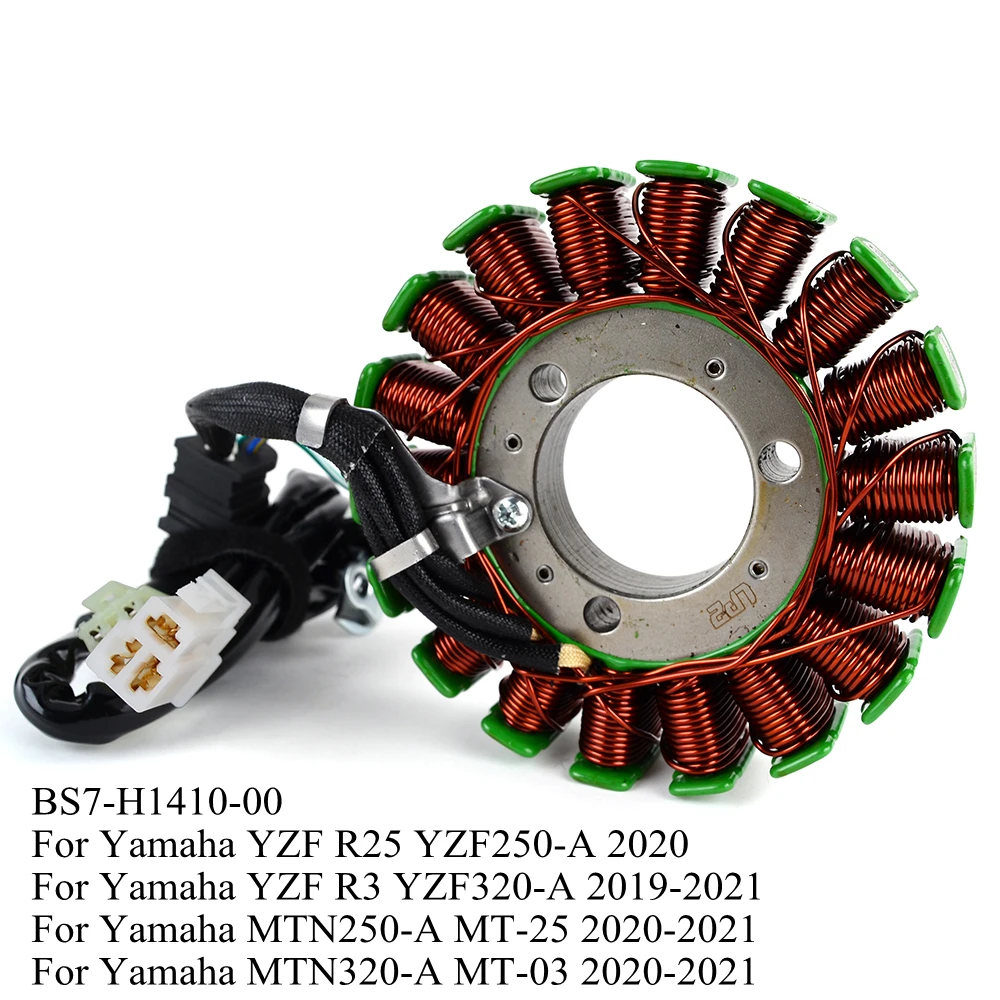 

YZF R3 R25 Generator Stator Coil for Yamaha YZF-R3 2019-2021 YZF-R25 2020 MT-03 MT03 MT25 MT-25 MT 03 25 2020 2021 BS7-H1410-00