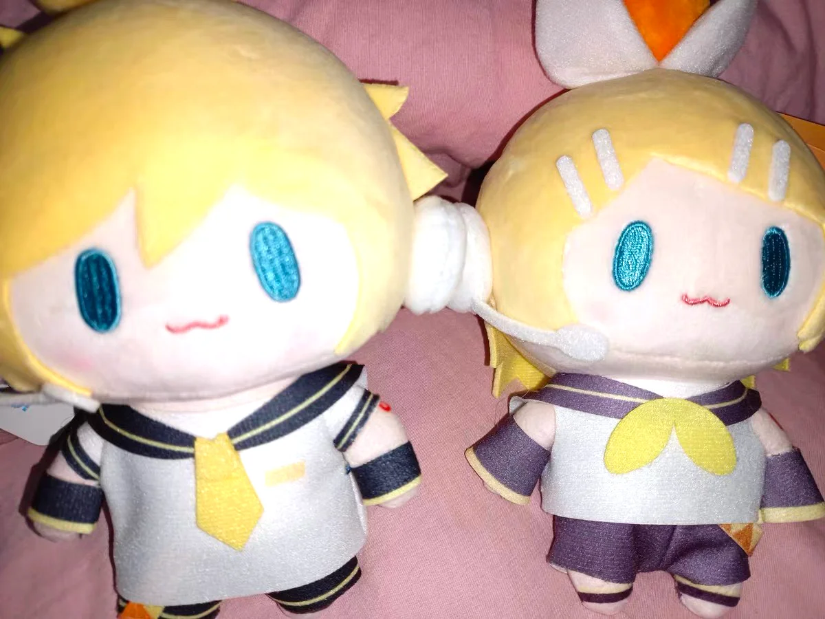 Hatsune Miku Plüschpuppe Spielzeug Kagamine Len Rin Rucksack Schlüsselanhänger Niedliche Stoffpuppen Sammlung Modell Ornament Spielzeug Mädchen Geschenk – Detail 1