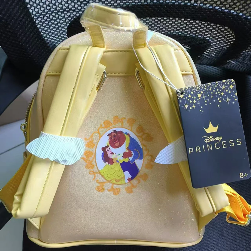 Loungefly Disney Beauty And The Beast Belle Princess Mini Backpack Student Backpack Cartoon Cute Backpack Girl Bag Gift