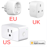 HomeKit Smart Wifi Plug Mini UK/US Socket APP Remote Voice Control Timer Function Support Alexa Google Assistant SmartThings