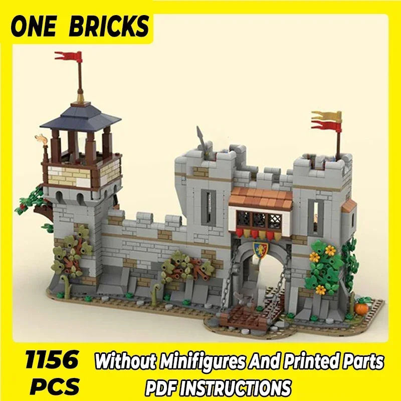 Moc Building Bricks Fortress Model Small Lion Knights' Castle Technology Modular Blocks Gifts Christmas Toys DIY Sets Assembly