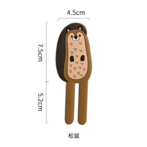 Cute Animals Magnetic Hook Key Holder Hanger Magnets for Fridge Kitchen Bathroom Organizer Storage Refrigerator Message Sticker