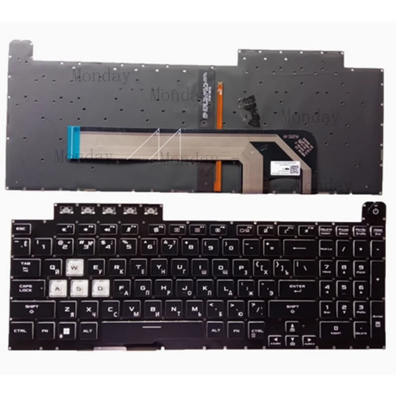 

W RU Keyboard for ASUS TUF Gaming FA506 FA506H FX506 FX706L FA706 Laptop Keyboard