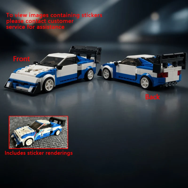 

Speed Racing Car Model MOC Building Bricks Pikes Peak Rally Racing Modular Technology Children Assemble Toys Suit Holiday Gifts