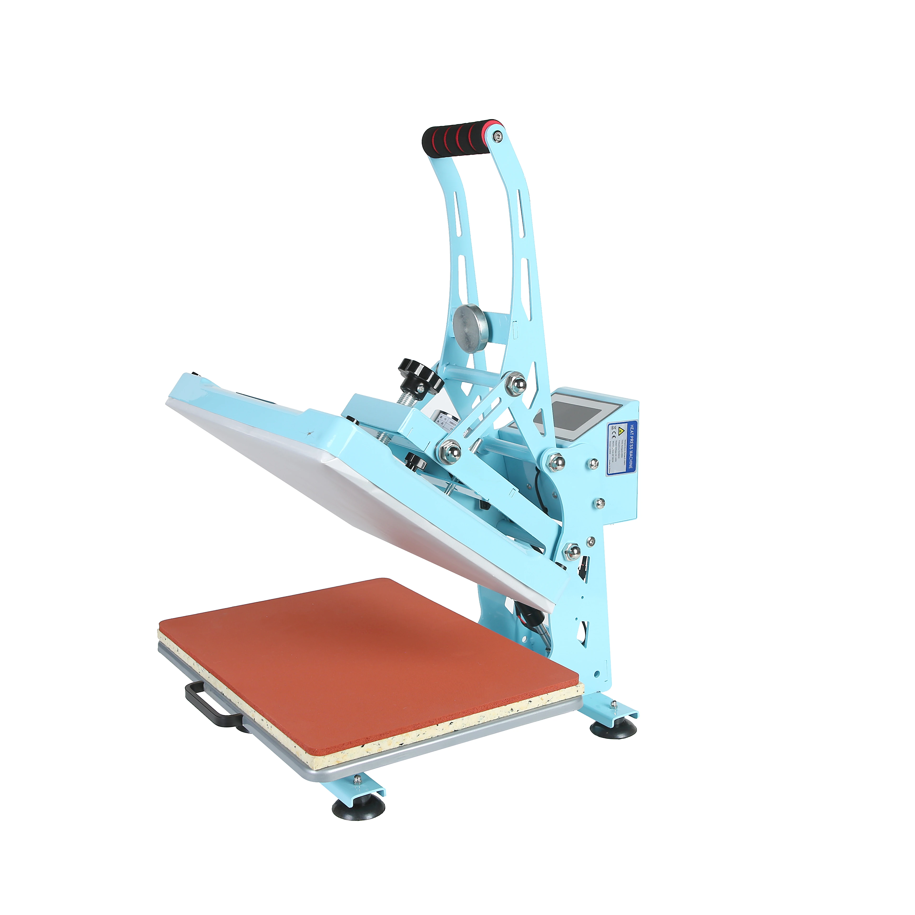 New Semi-Automatic 12 * 15 High-Pressure Flat Ironing Machine T-Shirt Pillow Ironing Heat Press Machine For T-Shirt Clothes