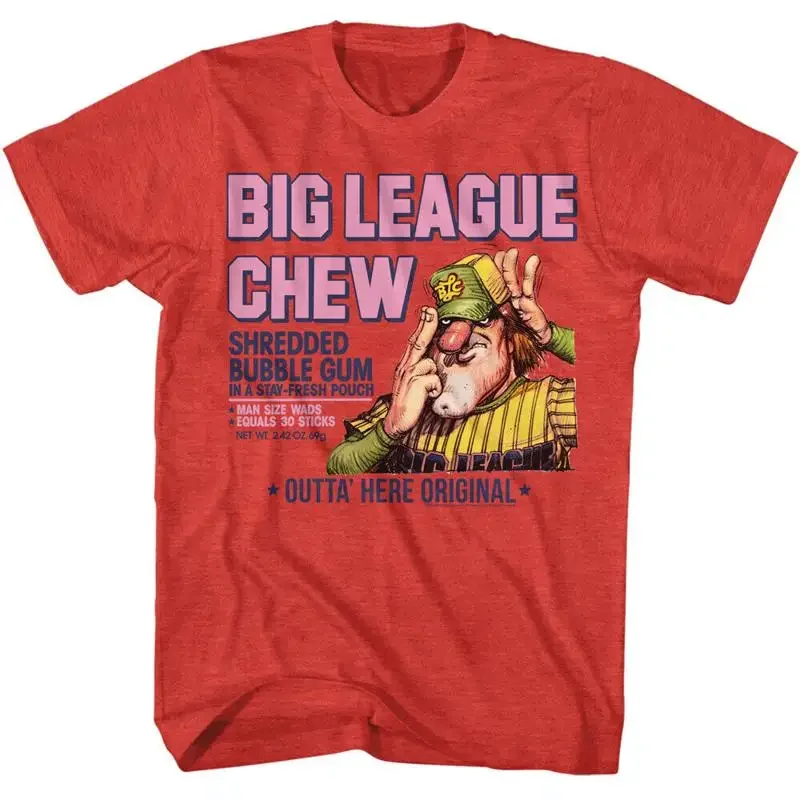 Camiseta para hombre Big League Chew Bubble Gum equivalente a 30 paquetes de chicle Outta Here Original