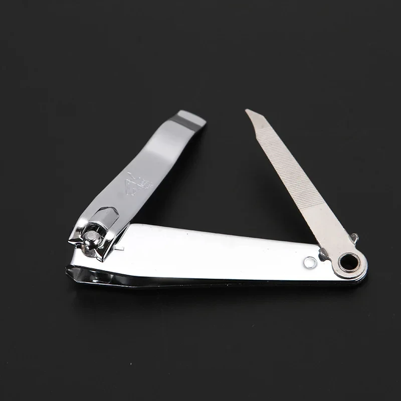 Nail Clippers Stainless Steel Sharpest Nail Cutter Duty Curved Edge for Adult Men Women Swing Out Nail Cleaner/File image 2