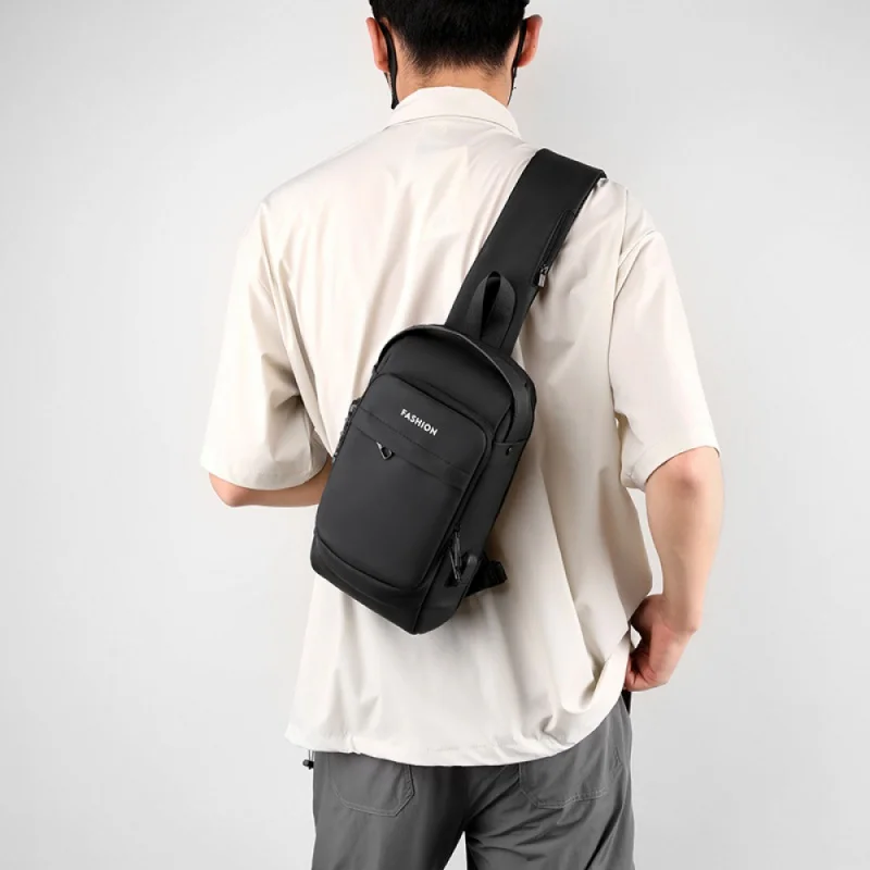 Bolso de pecho para hombre, bandolera de gran capacidad con bloqueo de contraseña antirrobo, bolso de hombro para fotografía al aire libre, novedad de 2023