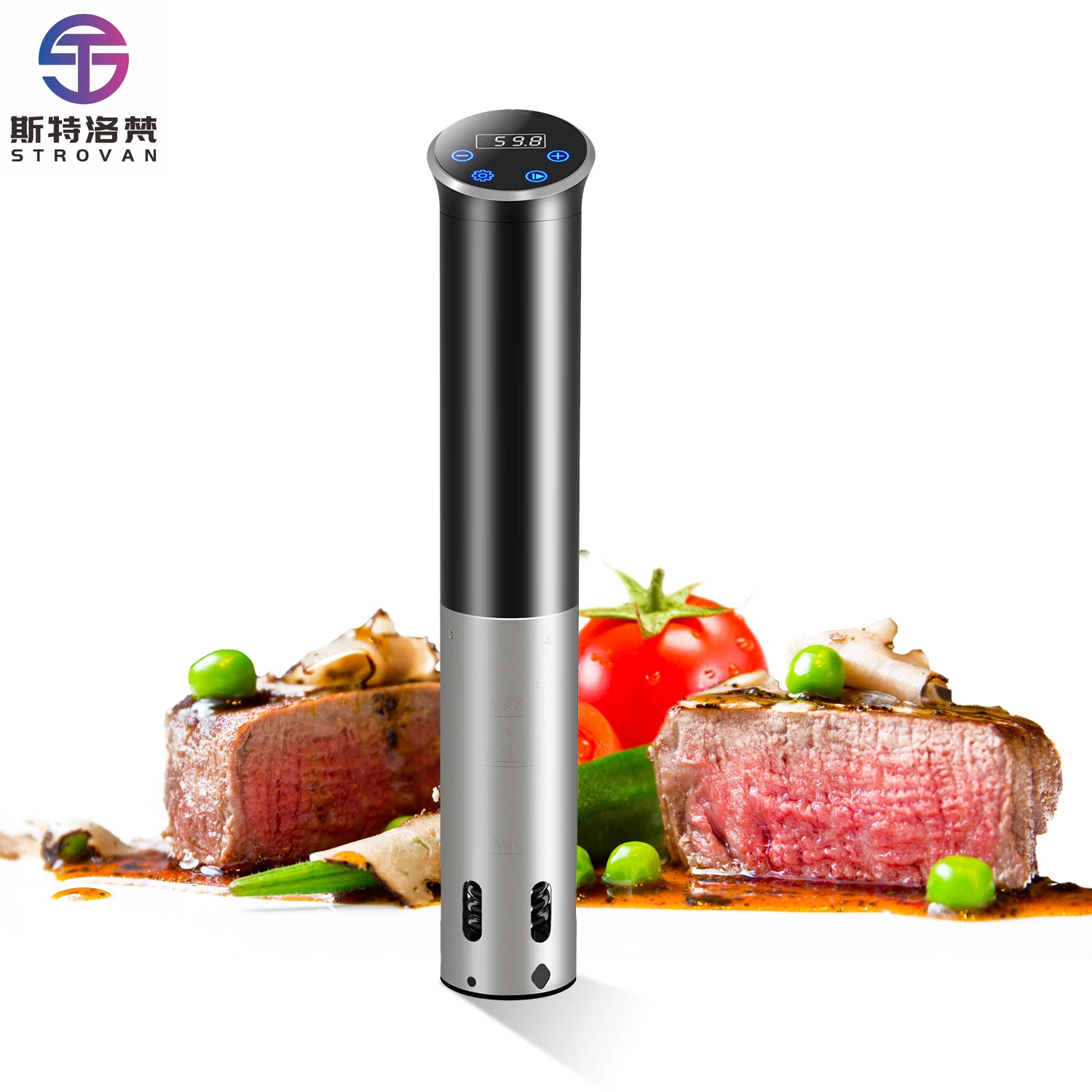 

STLF Sous Vide Machine IPX7 Waterproof Sous-Vide Cooker Immersion Circulator With Preset Recipes on APP and Thermal Immersion