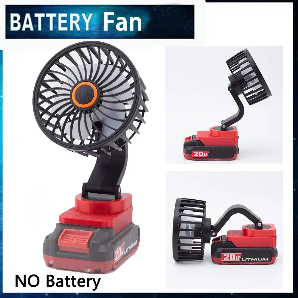 

Portable Workshop Jobsite Fan For Bauer 20V Lithium Battery Li-Ion Bare Tool Cordless Fan(Batteries not included)