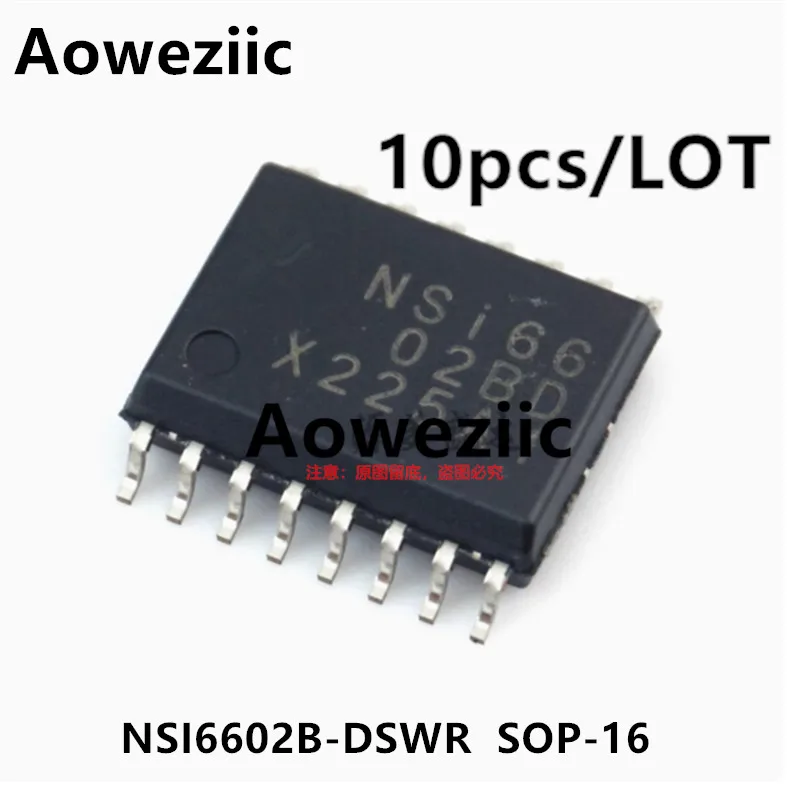 Aoweziic 2023+ 100% nowy oryginalny NSI6602B-DSWR NSI6602B SOP-16 izolowany sterownik bramy IC