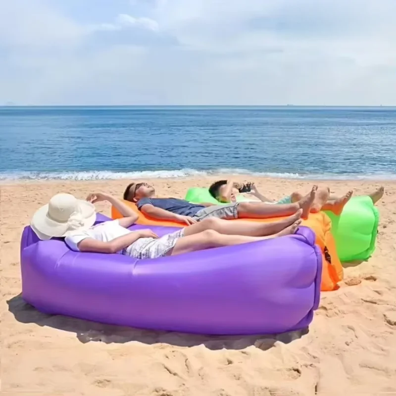 Inflatable sofa bag Portable camping sofa mattress Music festival recliner Outdoor mat Air cushion Beach lounger