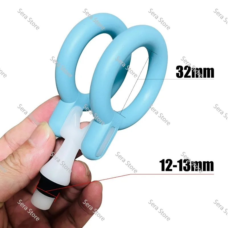 Fascia gun modification head soft silicone ring multifunctional replacement adapter elbow