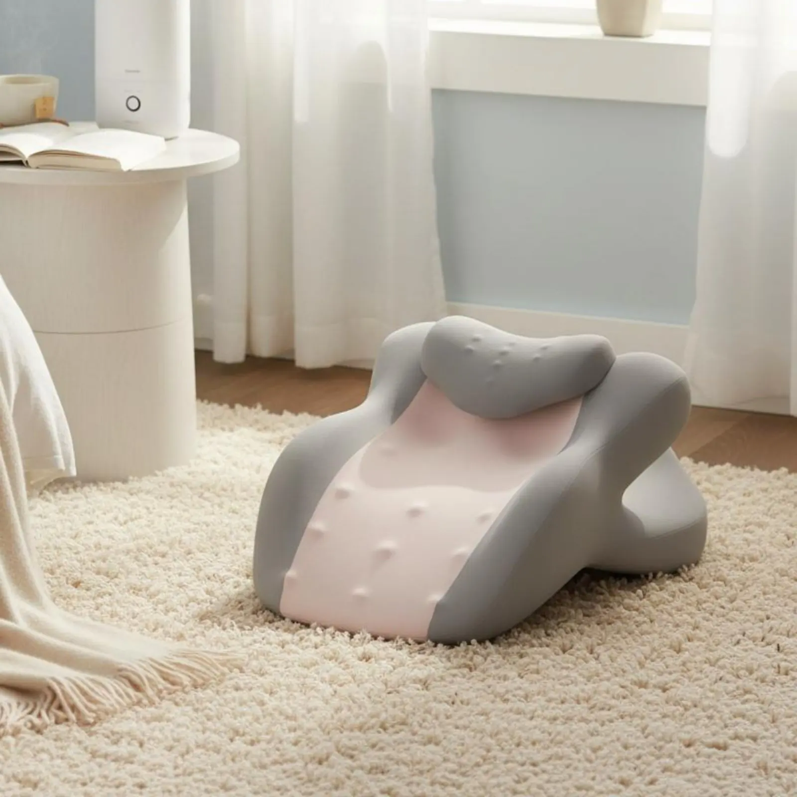 Viscoelastic Foam Bed Incline Removable Cleanable Cover Gastric Reflux Pillow Elevated Sleeping Pillow Ergonomic Design Foam Bed view 5