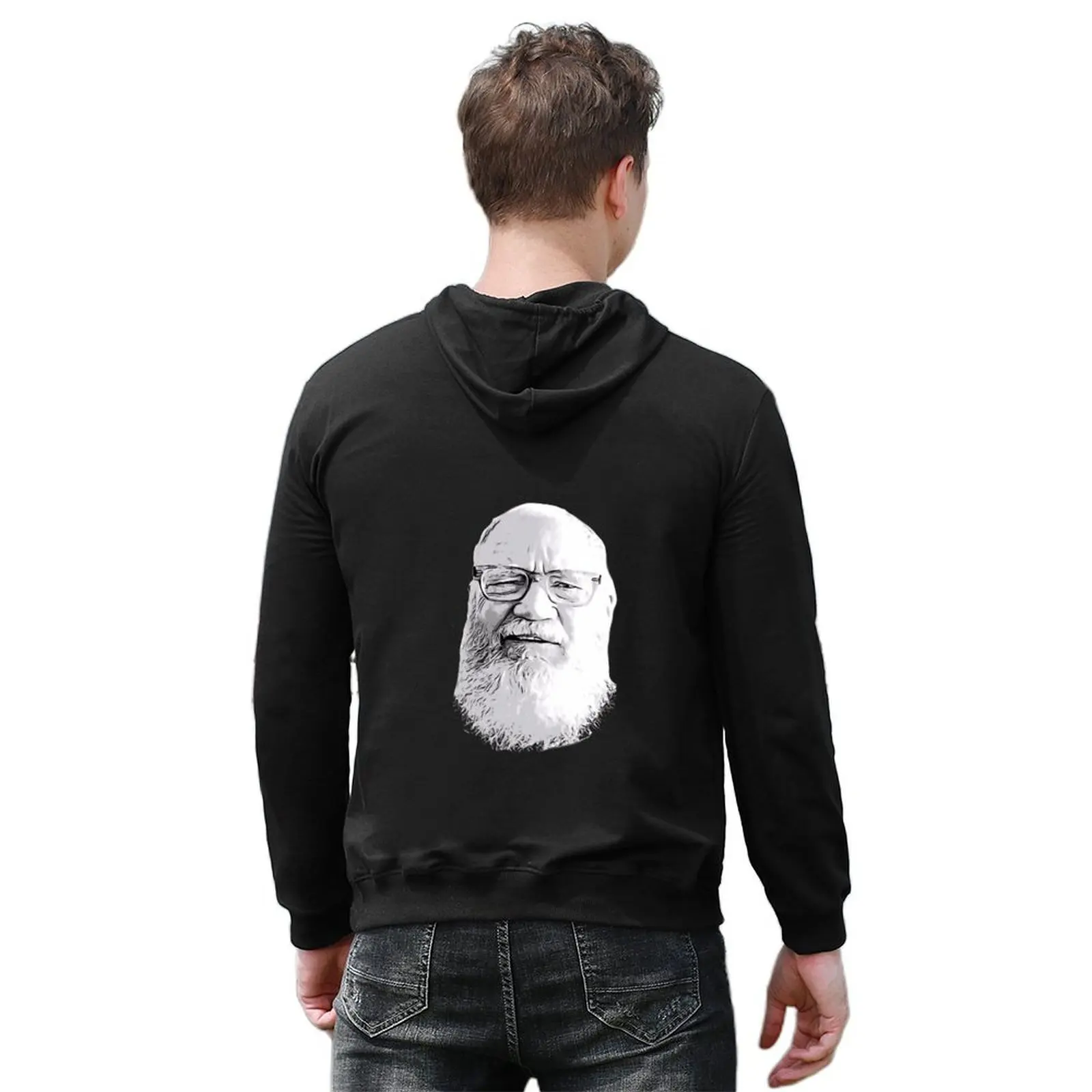 السيد سليك نجم ديفيد ليترمان هوديي جرافيك تي شيرت الرجال بلوزة الرجال ملابس الخريف هوديي الرجال