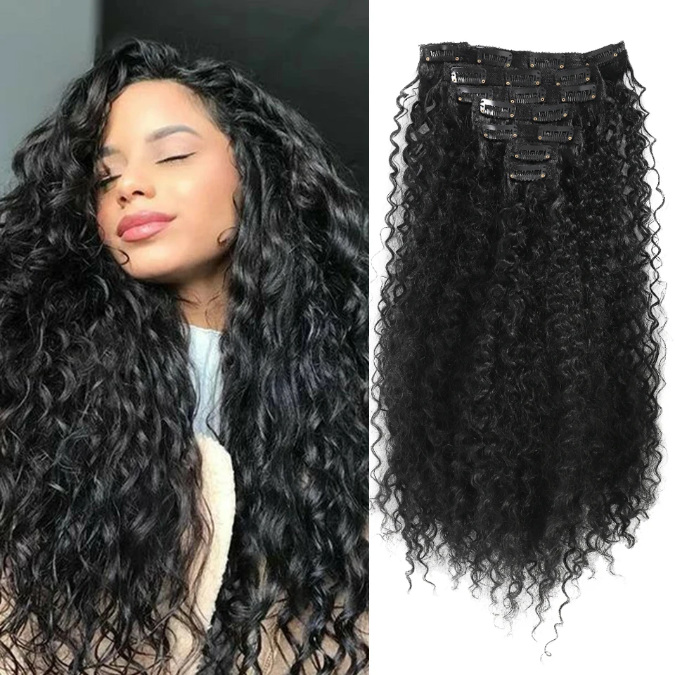 20 Inch Long Curly Hair Wig Piece Wig Synthetic 16 Card Curly Hair Piece Black Brown Natural Fluffy Female Wig Piece Daily Wear