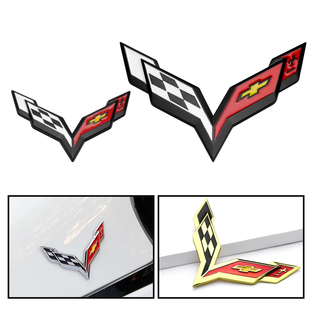 Auto Styling Stickers 3D Metal Car Wndow Trunk Wing Shape Decal Accessories For Chevrolet Captiva Cruze  Z71 Colorado Corsa Volt