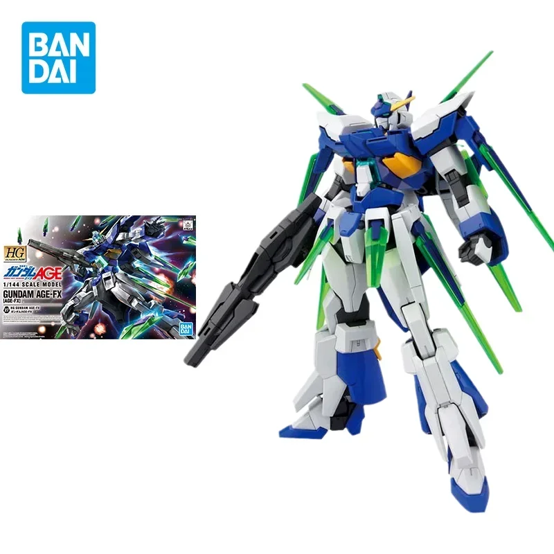 

Комплект модели Bandai Gundam, сборная фигурка HG AGE Gundam AGE-FX Ultimate Form AGE-27, персонажи аниме, коллекционные детские игрушки
