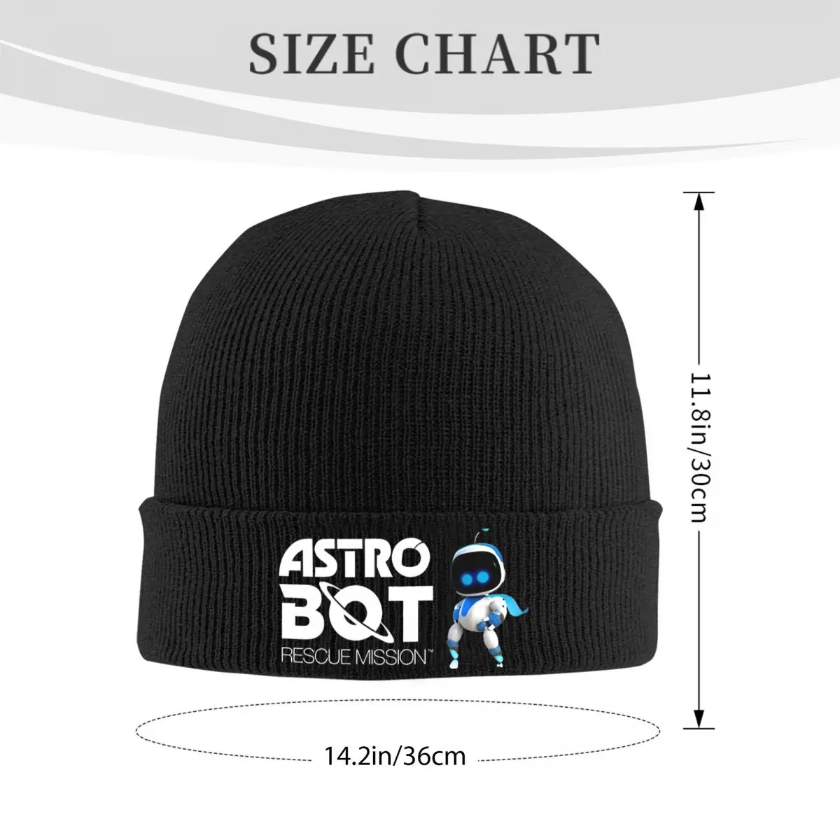 Astrobot Cartoon Game Hats Autumn Winter Beanies Baggy Astros Playroom Cap Men Women Acrylic Skullcap