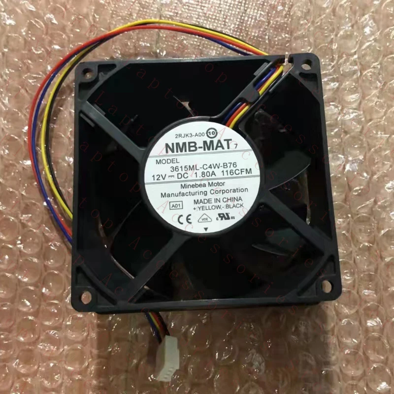 

D 1 шт. Новый вентилятор охлаждения 3615ML-C4W-B76 DC12V 1.80A 4-проводной # как