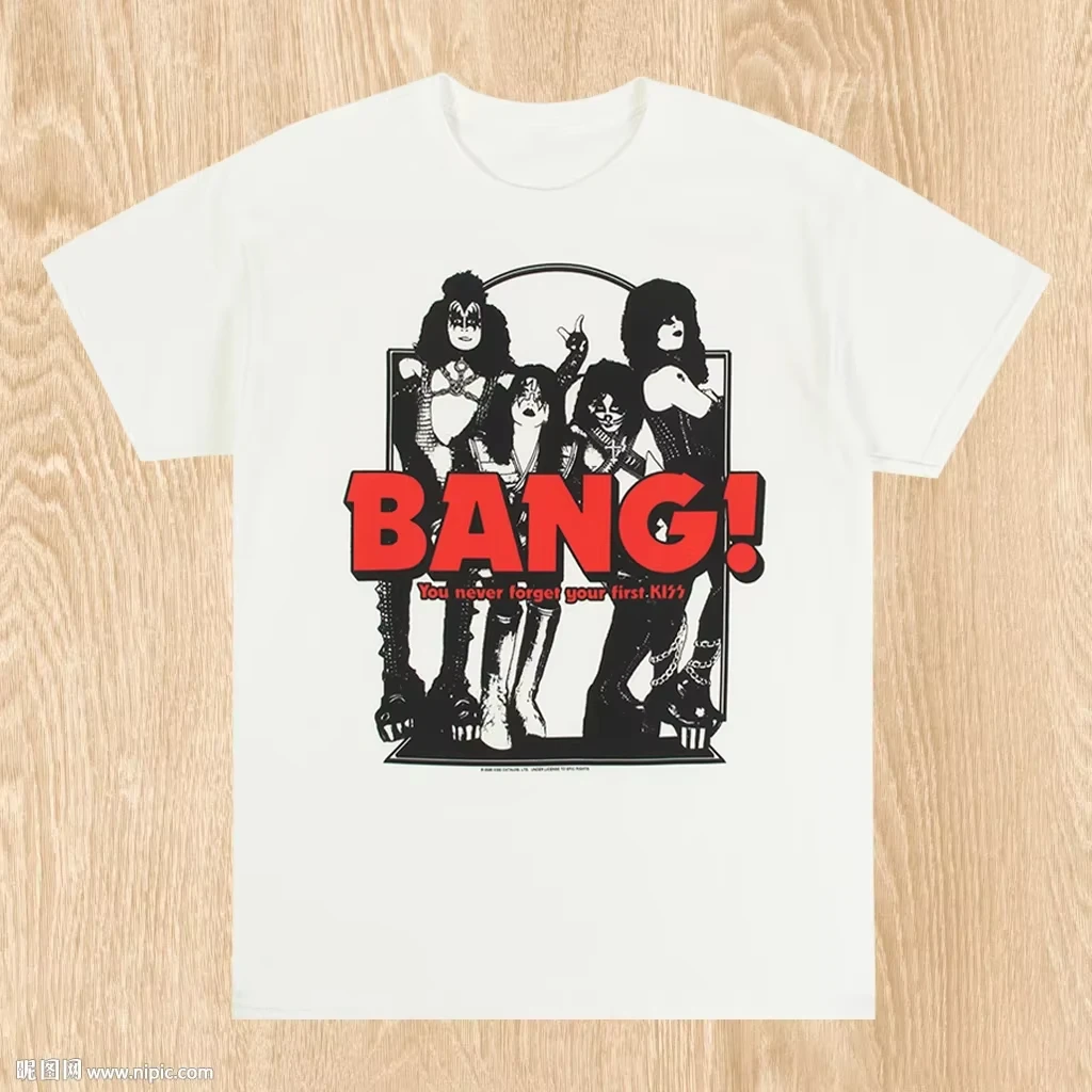 KISS Band métal Rock mort métal lourd tatouage Rock côte ouest Skate rue été coton T-shirt ample t-shirt style décontracté hommes femmes