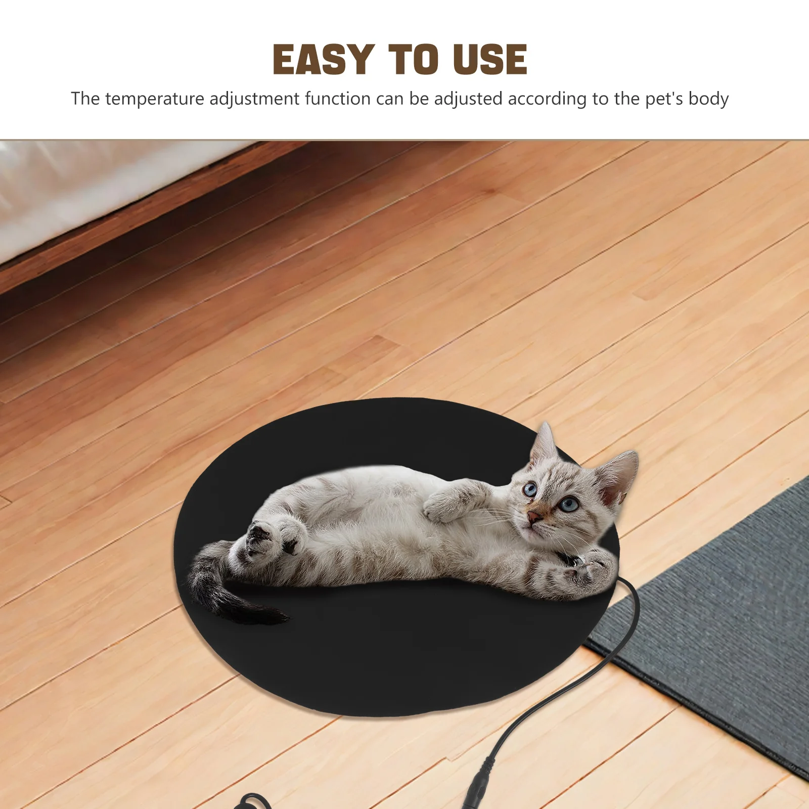 

Pet Heating Pad Electric Pet Warming Pad Blanket Thermal Cat And Dog Warming Bed Mat Usb Adjustable Heating Pad Winter