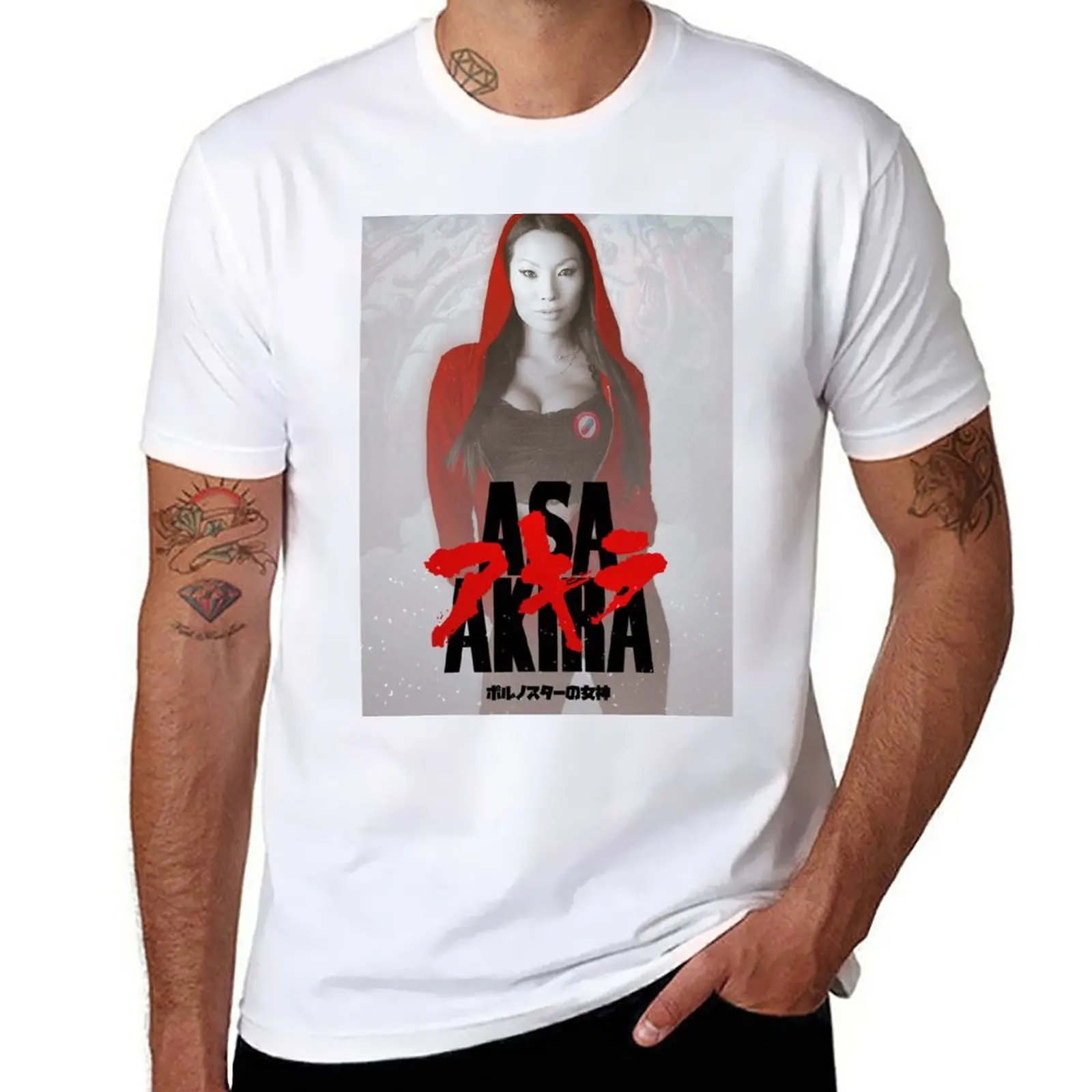 

Asa Akira: The Animation T-Shirt custom t shirt black t shirt men t shirt