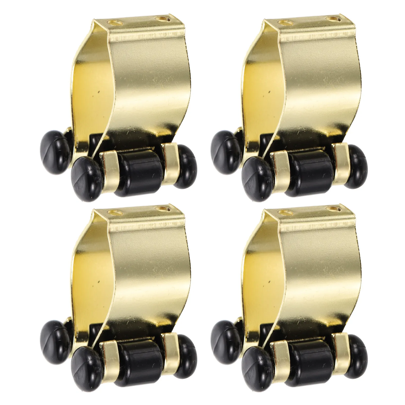 

4Pcs Rod Holder Metal Club Clips for Pool Cue Fishing Pole Storage Rack Display Stand Compact Wall Mount Bracket