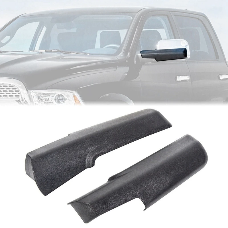 2PCS Side Trailer Tow Mirror Front Arm Cover Lid 68263392AA 68263393AA For RAM 1500 2500 3500 Left+Right