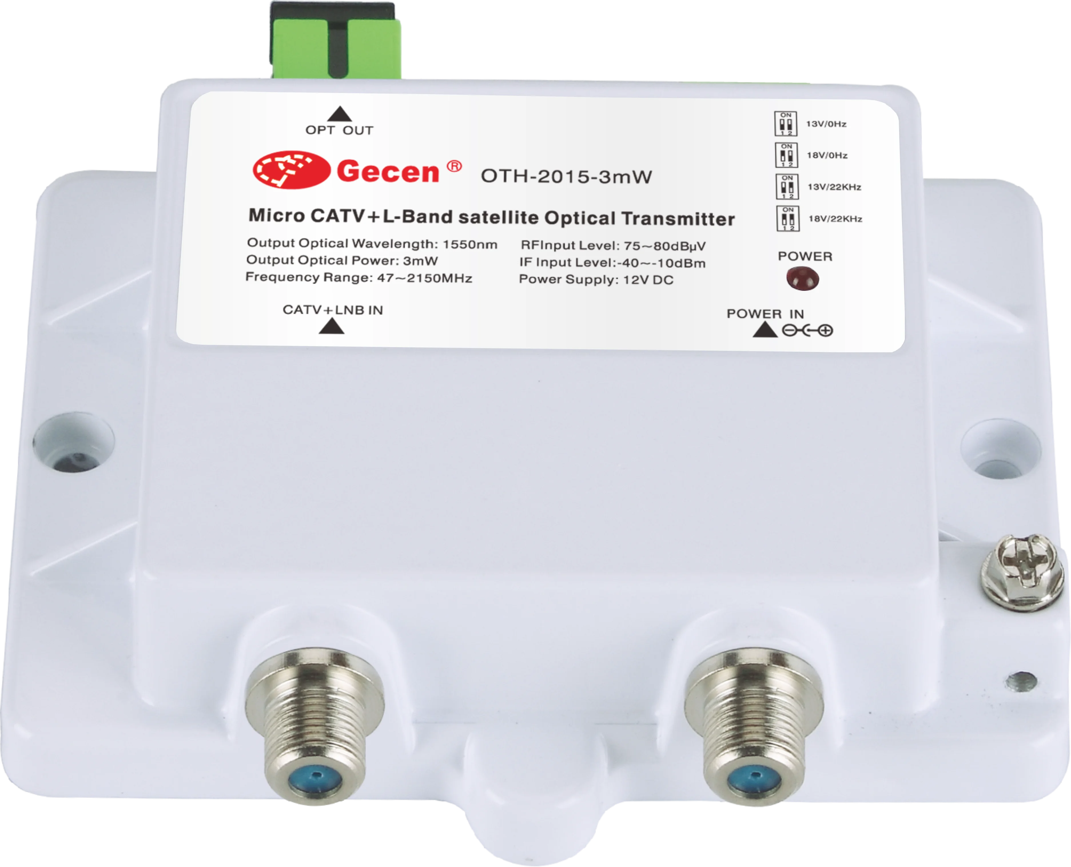 

OTH-2015-3mw FTTH Optical Transmitter 1330nm Fiber Product