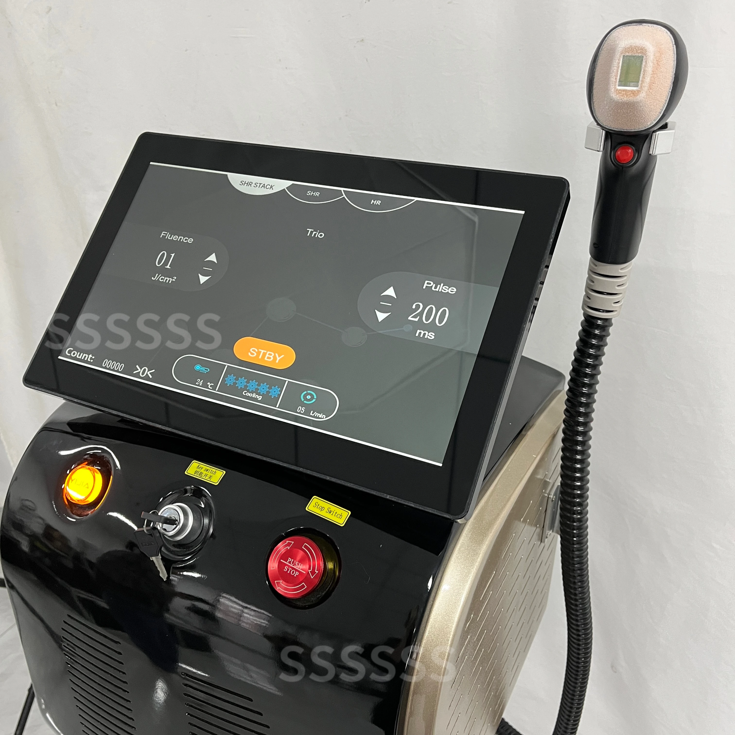 Laser hair removal machine professional diode three wavelengths painless permanent high power 808nm 755nm 1064nm