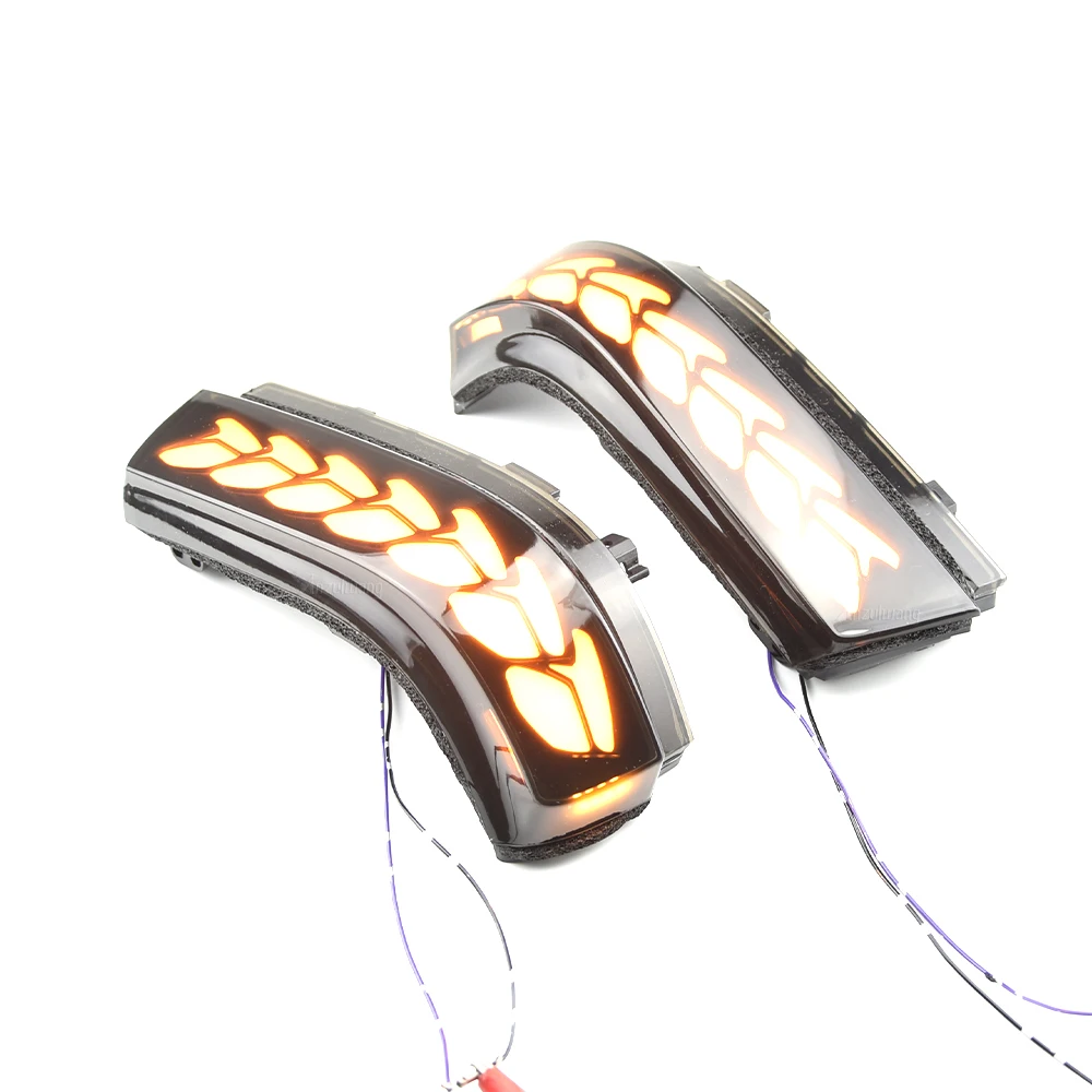 

2Pcs For Mitsubishi Pajero V73 V77 V93 V97 2006-2019 LED Side Wing Dynamic Turn Signal Light Rearview Mirror Indicator