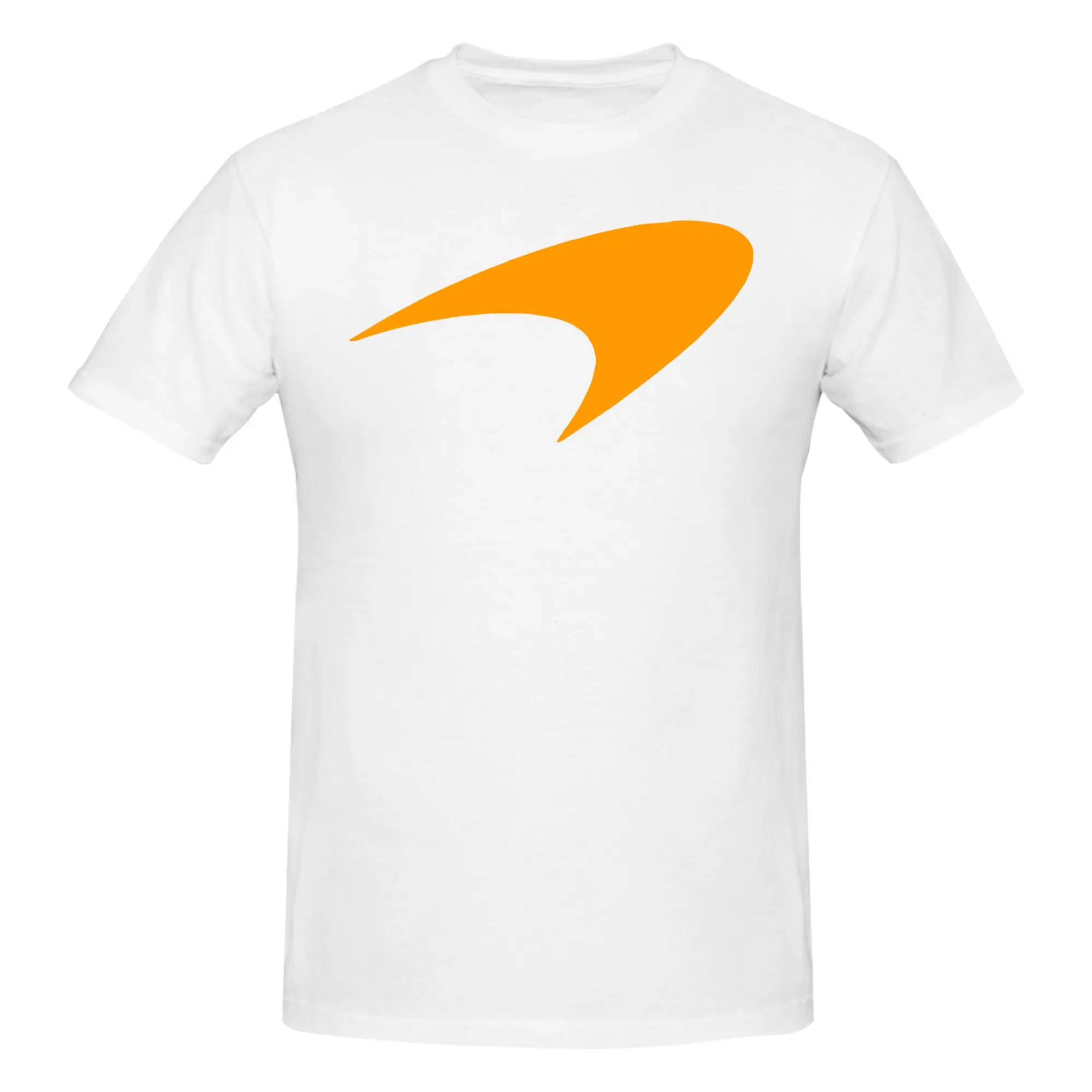 Trendy McLaren Papaya Logo  Lazy Style T-shirt  Retro Sports  Sun Protection Short Sleeve