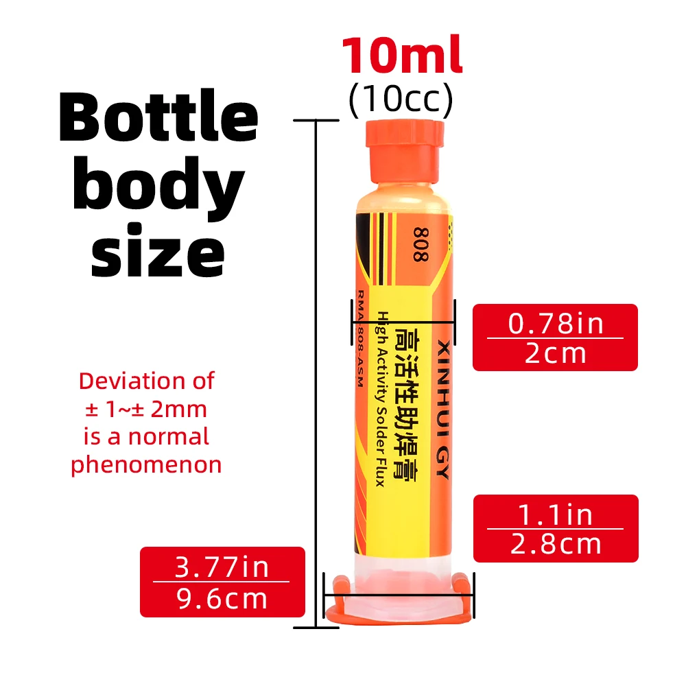 RA-808 solder paste, high activity, no wash, brand new rosin BGA solder oil, mobile phone board repair solder flux