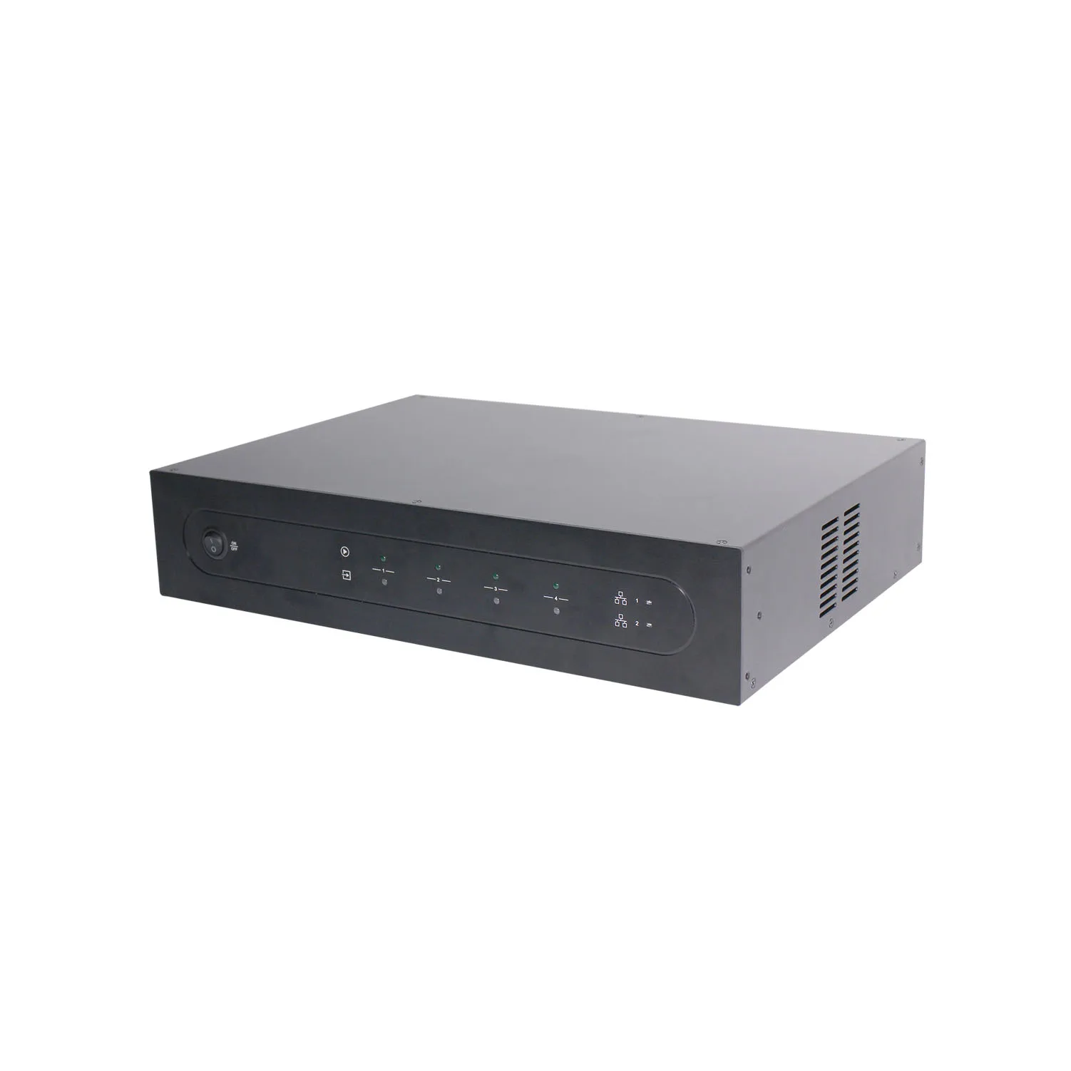 8-Channel Network Amplifier With Spotify Linkplay Home Multi-Room Music System 4 Stereo Speakers Analog/Digital Audio