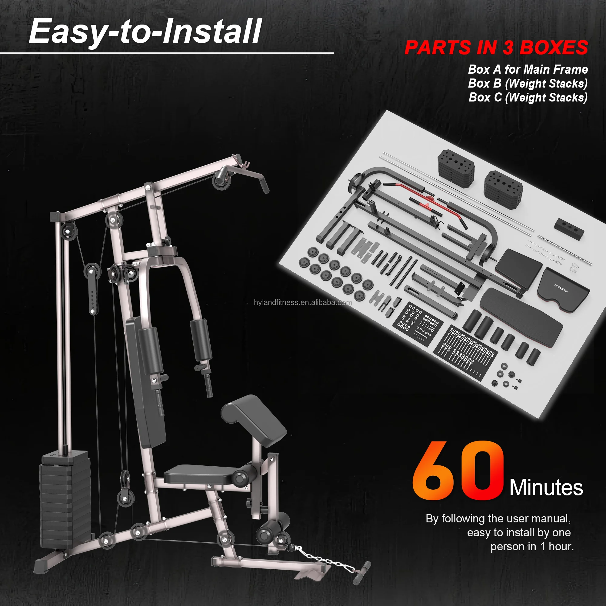 High Quality Multi Station Hom - огляд і ціна Home Gym Multi Station