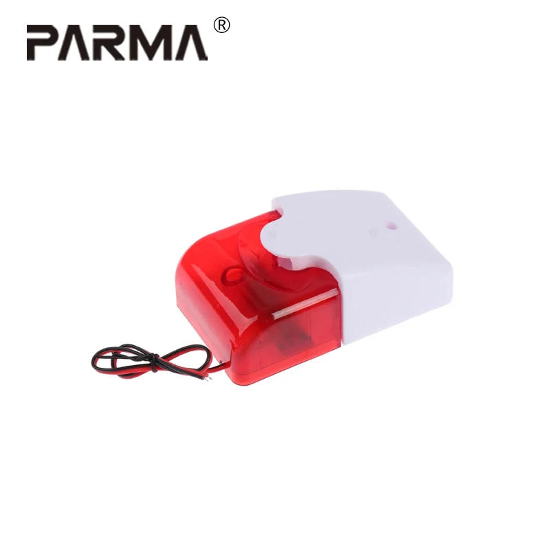 110 DB Flash LED Strobe Light Wired Siren 12V/ 5V /24V/220V Work For Wifi GSM PSTN Home Security Voice Burglar Alarm System