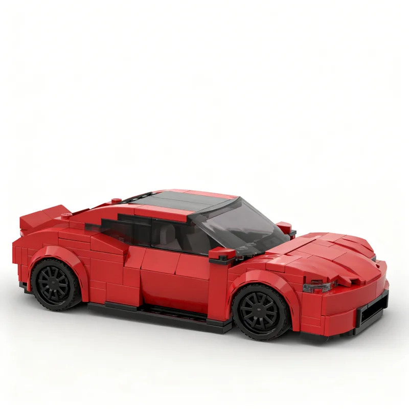 285 قطعة MOC تسلا رودستر مدينة أبطال نموذج ألعاب البناء كتل العمارة تجميع لتقوم بها بنفسك الإبداعية هدية الكريسماس التعليم